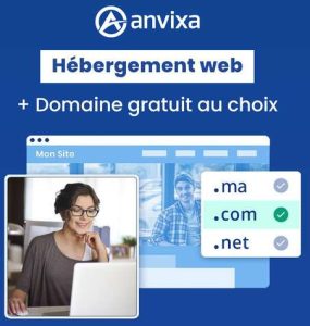 Domaine Gratuit avec Chaque Plan d’Hébergement Anvixa